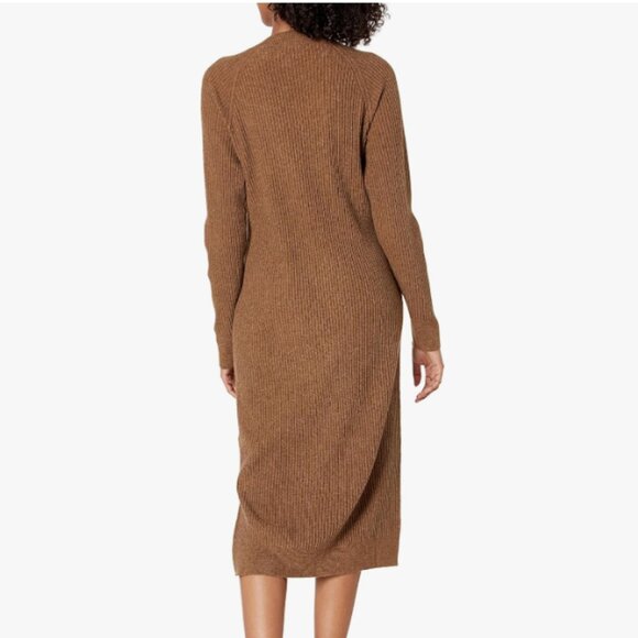 The Drop Renata Rib Midi Sweater Dress, Large, NWT, Minimalist Chic - Picture 3 of 10